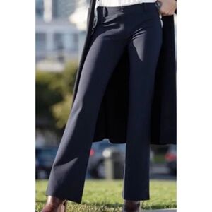 Betabrand Blue Pull On Dress Pants, Petite Size Medium